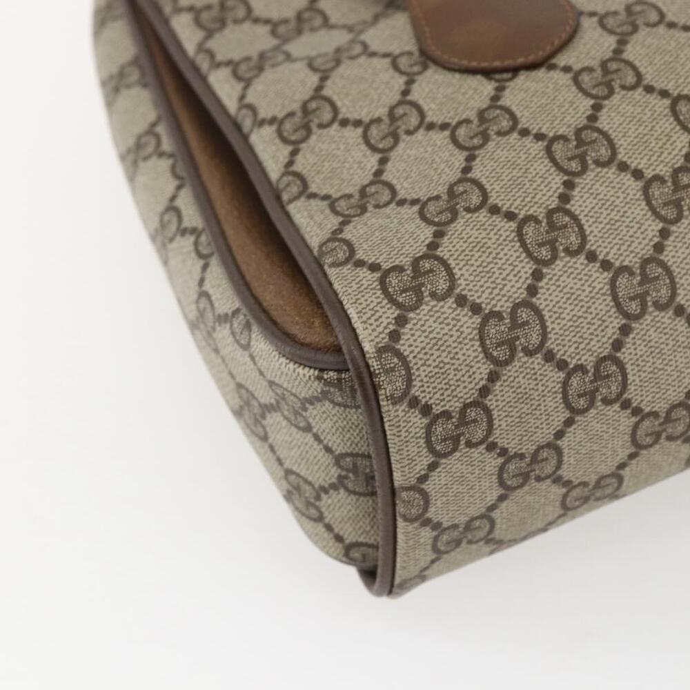 GUCCI GG Supreme Hand Bag PVC Beige Gold 116 02 080 Auth 158457 - Picture 16 of 16